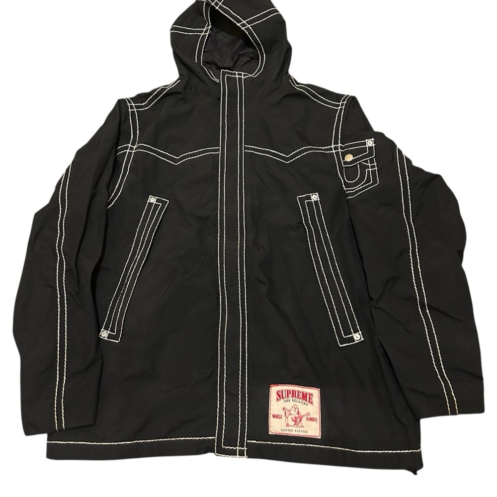 Supreme X True Religion Black / White FW22 Rare Gore Tex Windbreaker Jacket XL
